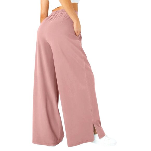 HALARA High Waisted Wide Leg Blush Pink Casual Pants  -  XLP  -  NWT/Bag - Picture 4 of 8